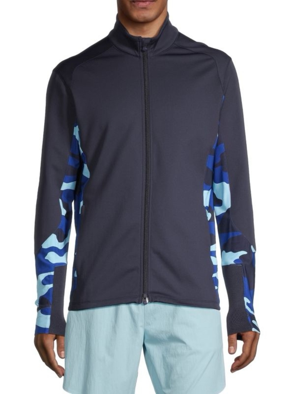 Greyson Clothiers Sequoia Full-Zip Athletic Performance Jacket Camo Panel Medium